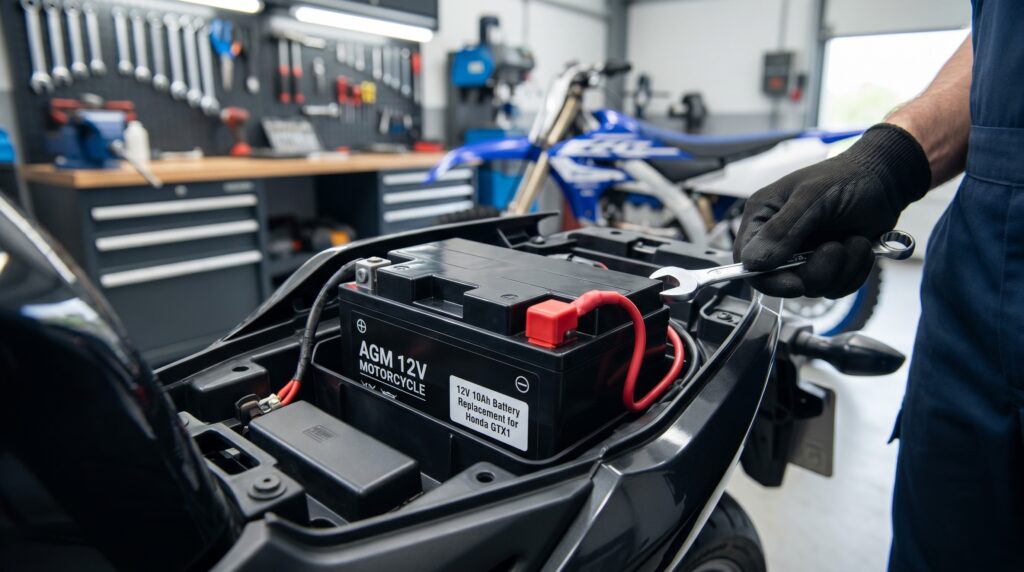 12V 10Ah Battery Replacement for Honda GTX1 AGM