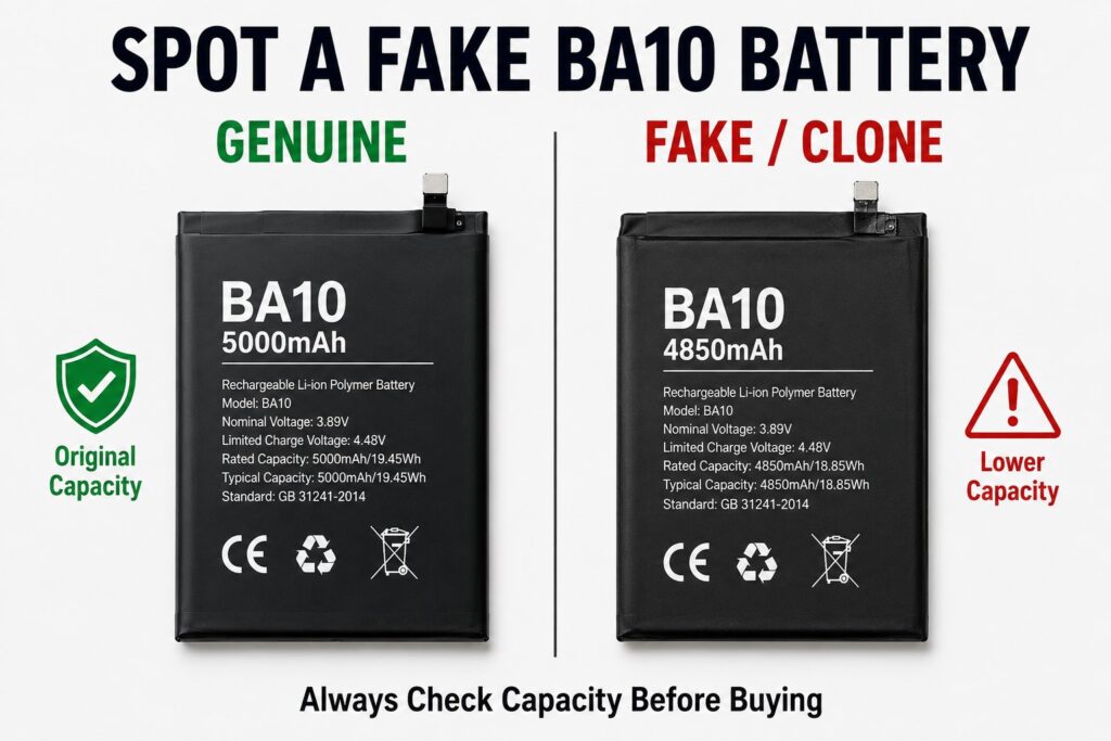 BA10 Battery Model Name