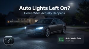 Does Leaving Car Lights on Auto Drain Battery
