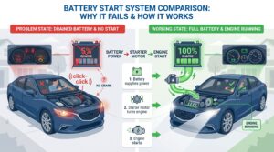 Will drained battery cause car not to start