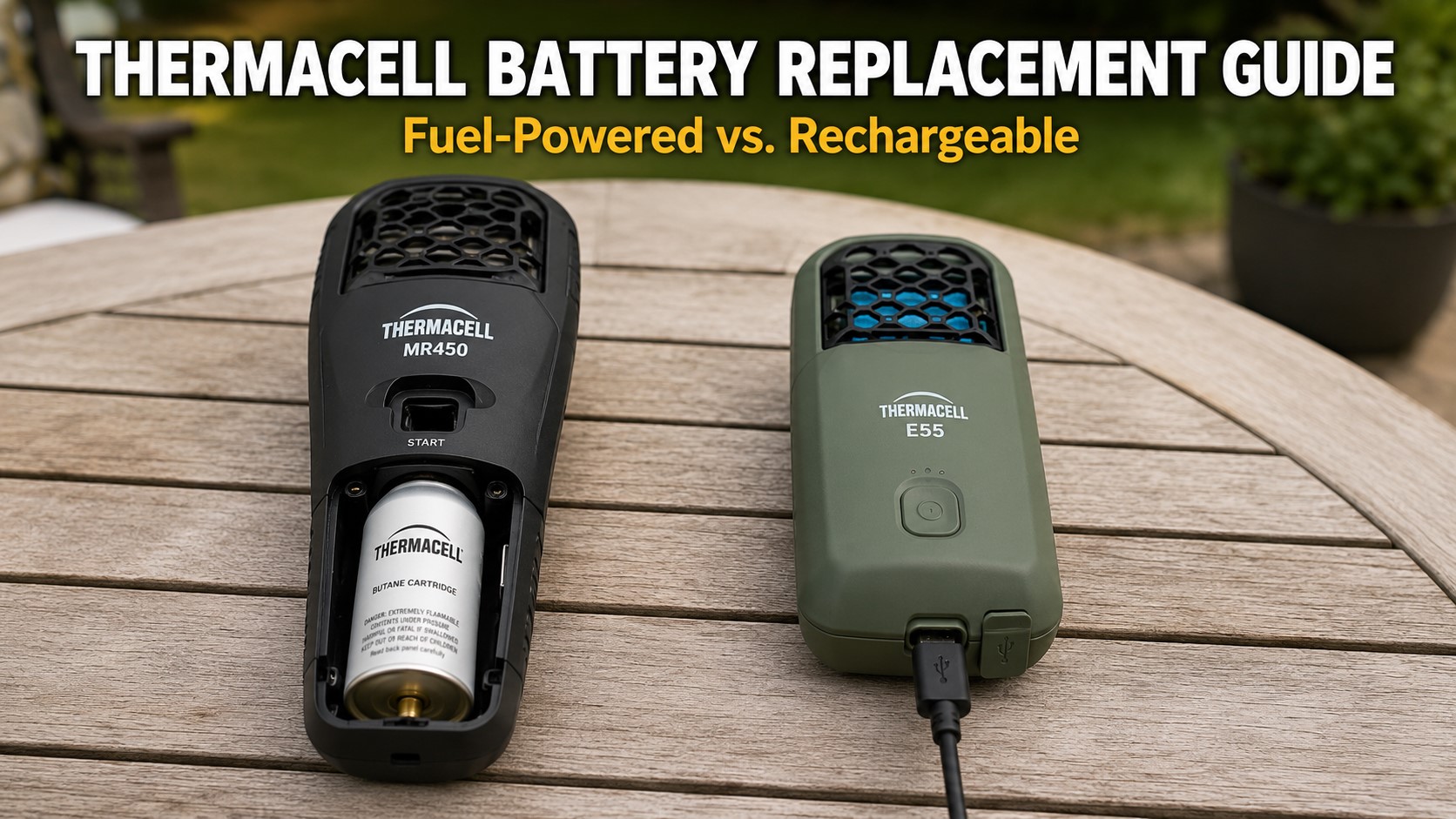 Replace Battery in Thermacell Mosquito Repeller